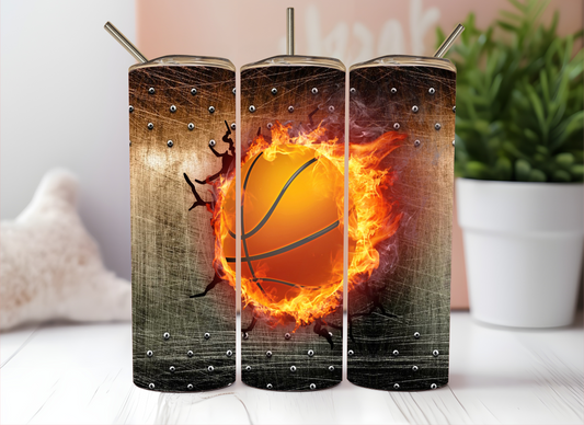 Fiery Basketball